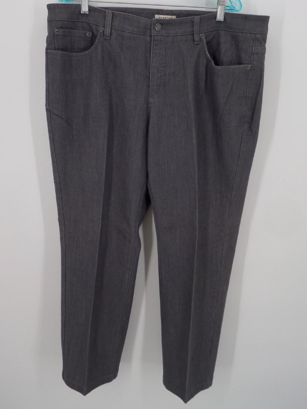 Jones New York Women's Fall Flair Bottom Leg Stretch Gray Jeans Size 18W  NWOT